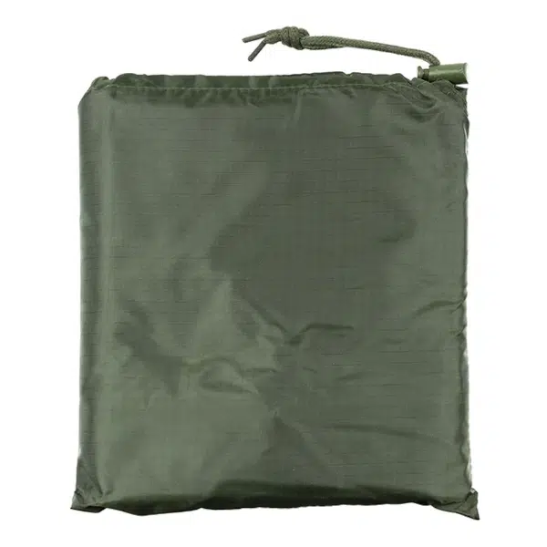 Regen Poncho olive opbergzak