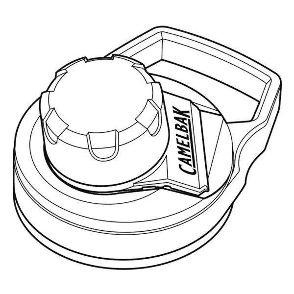 Camelbak chute mag dop gesloten tekening