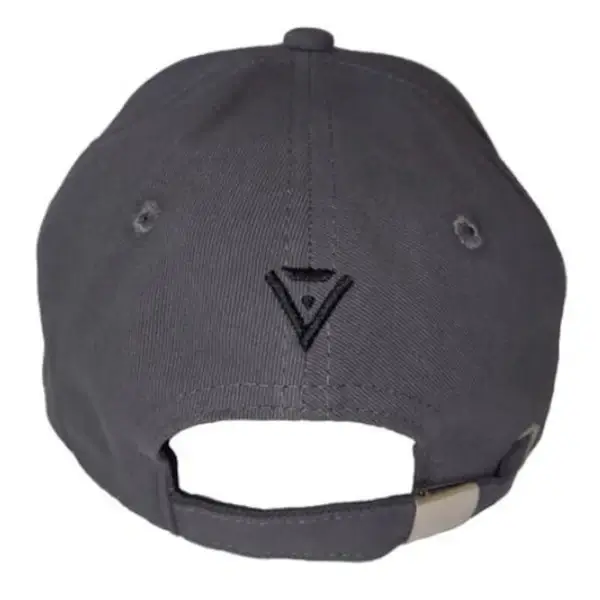 Baseball Cap Draaginsigne Veteraan grijs achterkant
