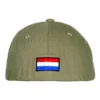 Cap NLD groen achterkant Baseball Cap NLD groen achterkant met nederlandse vlag borduring