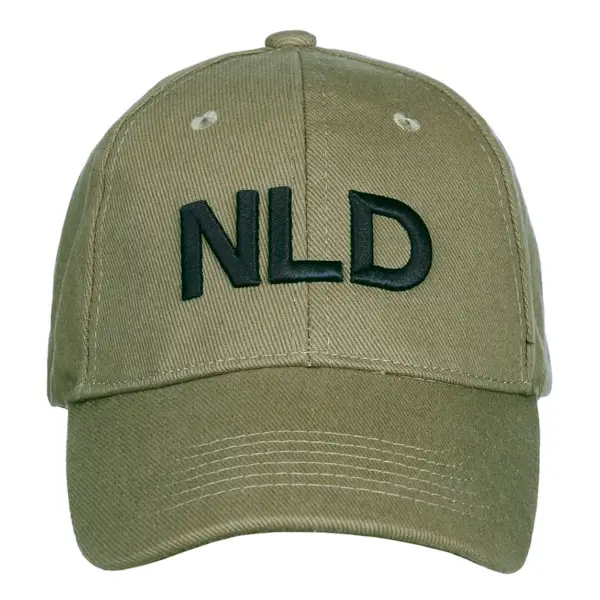 Baseball Cap NLD groen met NLD borduring