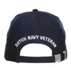 Cap Veteraan Koninklijke Marine achterkant Baseball Cap Veteraan Koninklijke Marine achterzijde