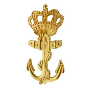 Baret Embleem commando mariniers goudkleurig