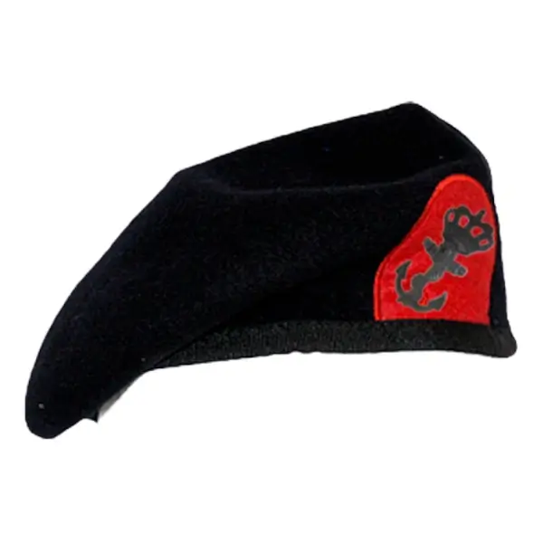 Militair embleem Korps Mariniers op baret