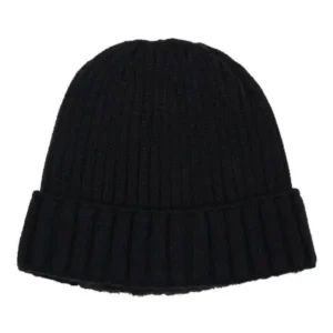 Gebreide, warme Fostex Muts Zwart