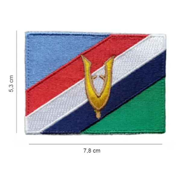 Patch Veteranenvlag afmeting