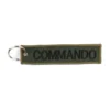 Sleutelhanger Commando groen