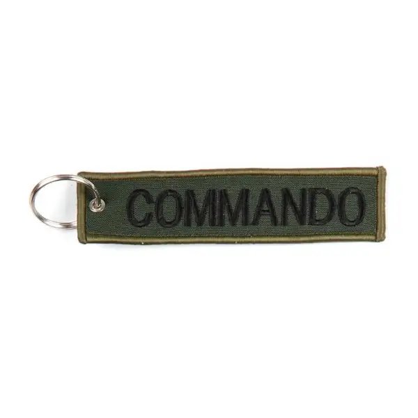 Sleutelhanger Commando groen