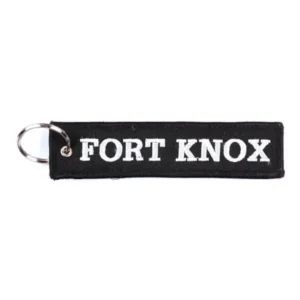 Sleutelhanger Fort Knox zwart
