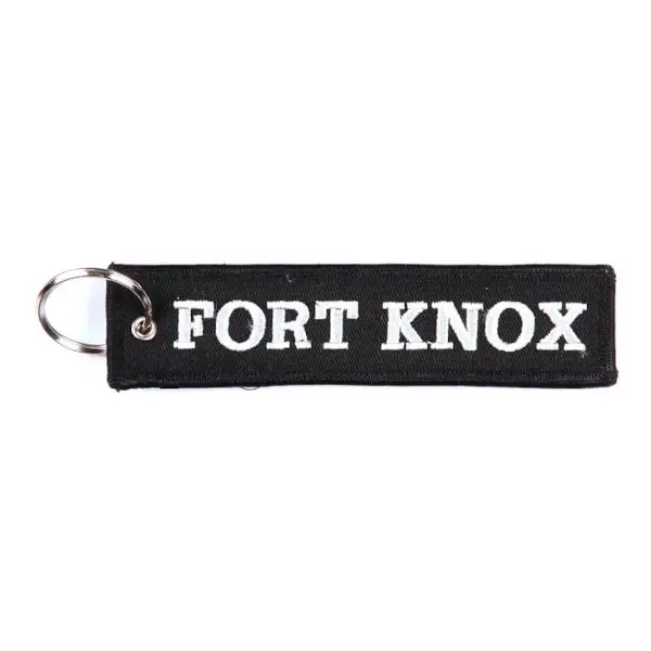 Sleutelhanger Fort Knox zwart