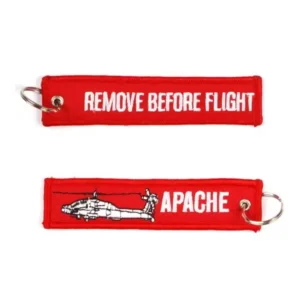 Sleutelhanger remove before flight Apache rood