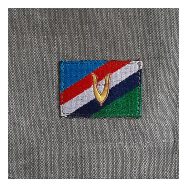 BBQ schort veteranenvlag geborduurd