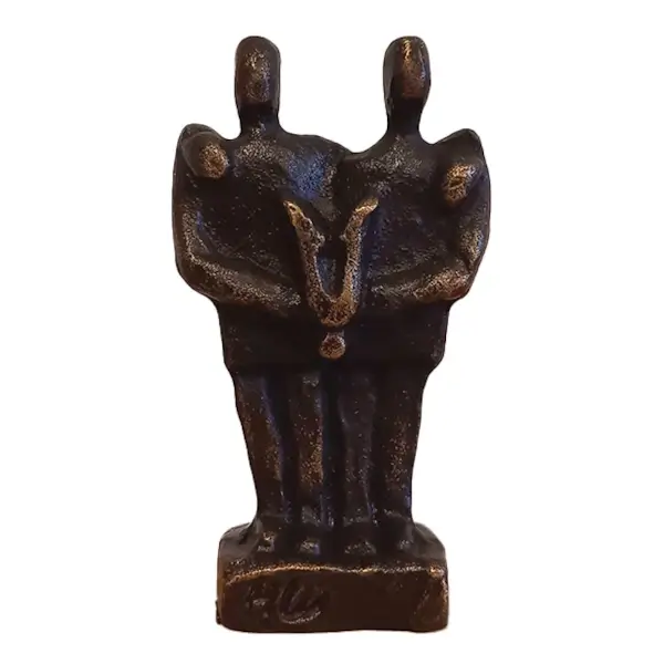 Bronzen beeld kameraadschap