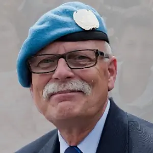 Voorzitter veteranencomité Hoeksche Waard DominicHoogsteder jr