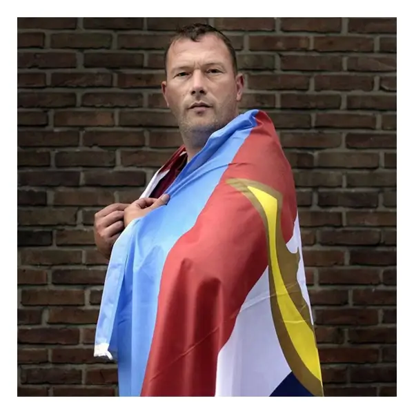 Ontwerper veteranenvlag Edo van den Berg