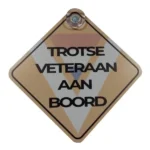 Raambordje Trotse veteraan aan boord