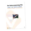 Speld veteranenvlag kaartje Speld veteranenvlag kaartje