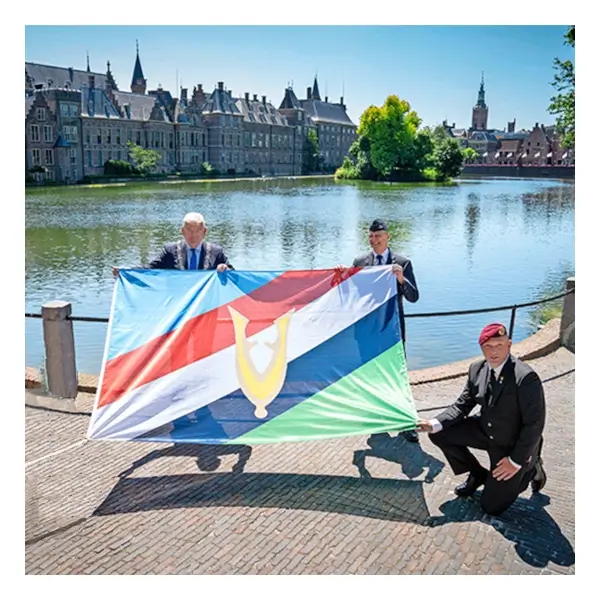 Veteranenvlag 200x300 Den Haag Burg. Jan van Zanen