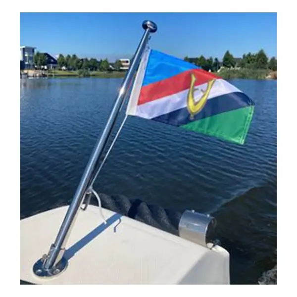 Veteranenvlag klein rechthoek op boot