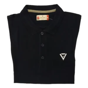 poloshirt heren veteranenshop blauw gevouwen
