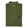 poloshirt heren veteranenshop groen gevouwen