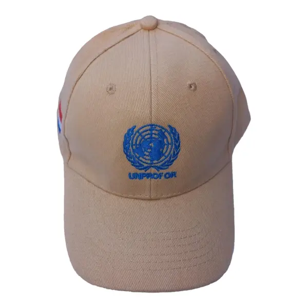Baseball cap Veteraan UNPROFOR beige voorzijde
