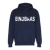 Hoodie eindbaas marineblauw sweater met capuchon
