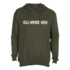Hoodie gummienek legergroen Hoodie gummienek legergroen sweater met capuchon