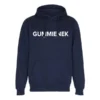 Hoodie gummienek marineblauw Hoodie gummienek marineblauw sweater met capuchon