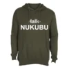 Hoodie hallo nukubu legergroen Hoodie hallo nukubu legergroen sweater met capuchon