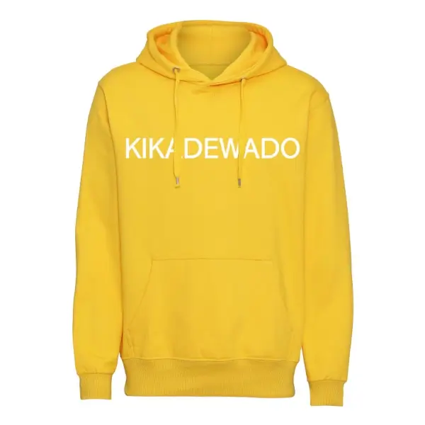 Hoodie kikadewado geel trui met capuchon