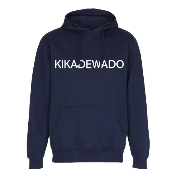 Hoodie kikadewado marineblauw trui met capuchon