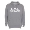 Hoodie lima bravo grijs Hoodie lima bravo grijs sweater met capuchon