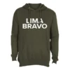 Hoodie lima bravo legergroen Hoodie lima bravo legergroen sweater met capuchon