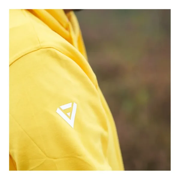 Hoodie logo mouw sweater met capuchon