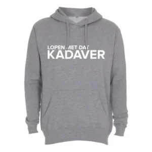 Hoodie lopen met dat kadaver grijs trui met capuchon