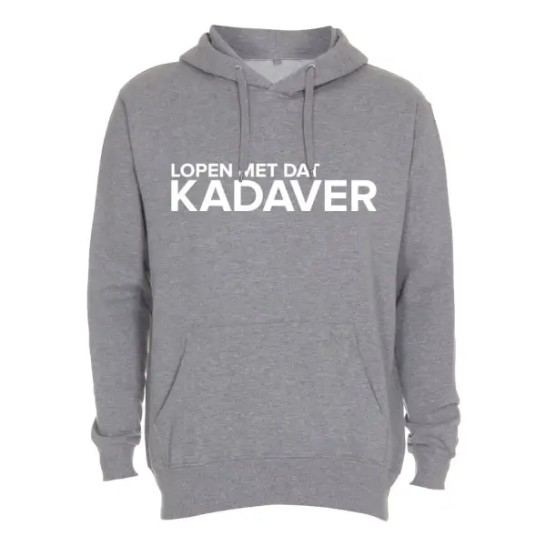 Hoodie lopen met dat kadaver grijs trui met capuchon