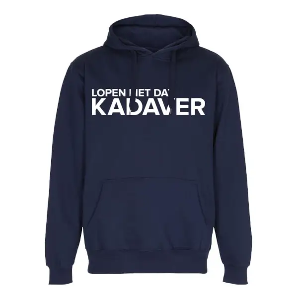 Hoodie lopen met dat kadaver marineblauw trui met capuchon