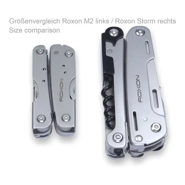 Roxon multitool M2 Mini vergelijking Storm