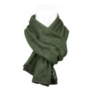 Netsjaal groen camouflagesjaal