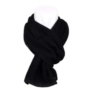 Netsjaal zwart camouflagesjaal