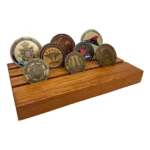 Coin Display klein lichtbruin