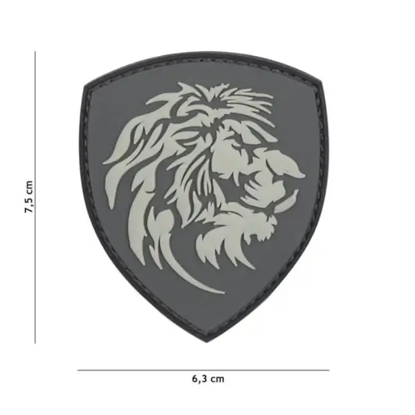 Embleem 3D Nederlandse Leeuw afmetingen