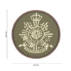 Embleem 3D PVC Korps Mariniers groen-coyote afmeting