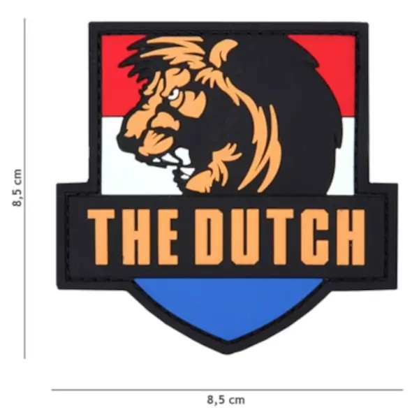 Embleem 3d pvc the dutch afmetingen