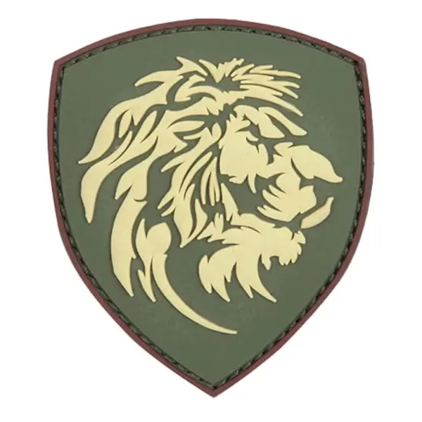 Patch 3D Nederlandse Leeuw groen