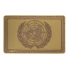 Patch 3D PVC Verenigde Naties bruin