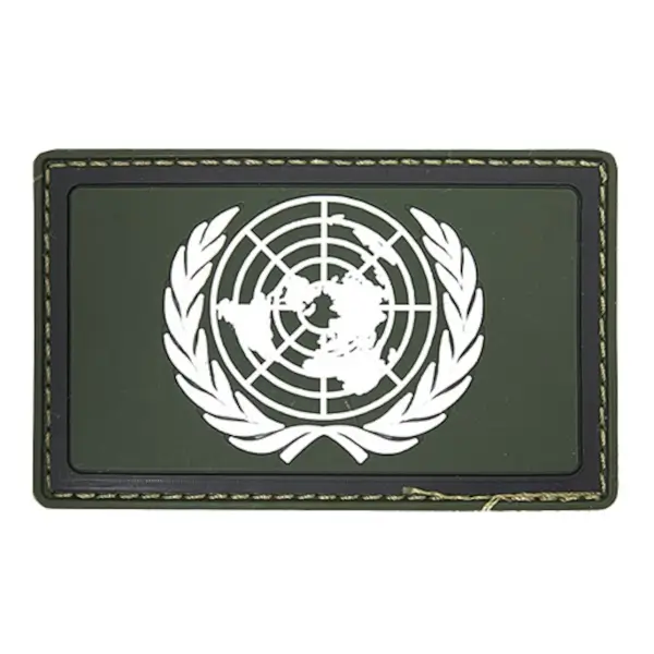 Patch 3D PVC Verenigde Naties groen