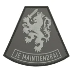 Patch 3D PVC Je Maintiendrai grijs