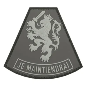 Patch 3d pvc je maintiendrai grijs